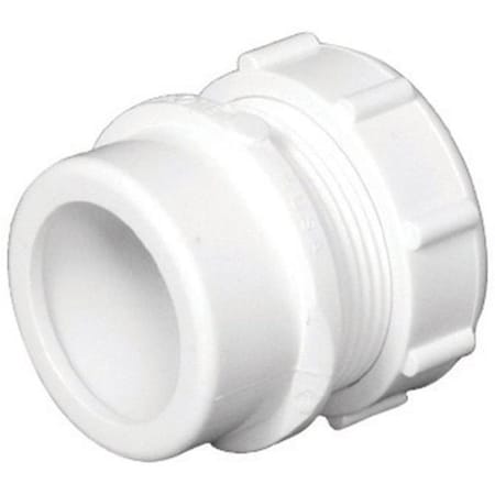 Pinpoint Charlotte Pipe & Foundry PVC00103R0600HA PVC Trap Adapter 1.5 x 1.25 in. PI150915